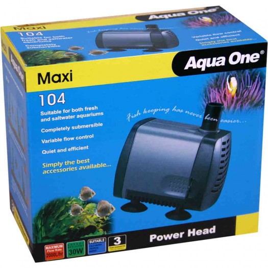 Aqua One 104 - Water Pump 2000 L/HR – Hydro Hill Hydroponics